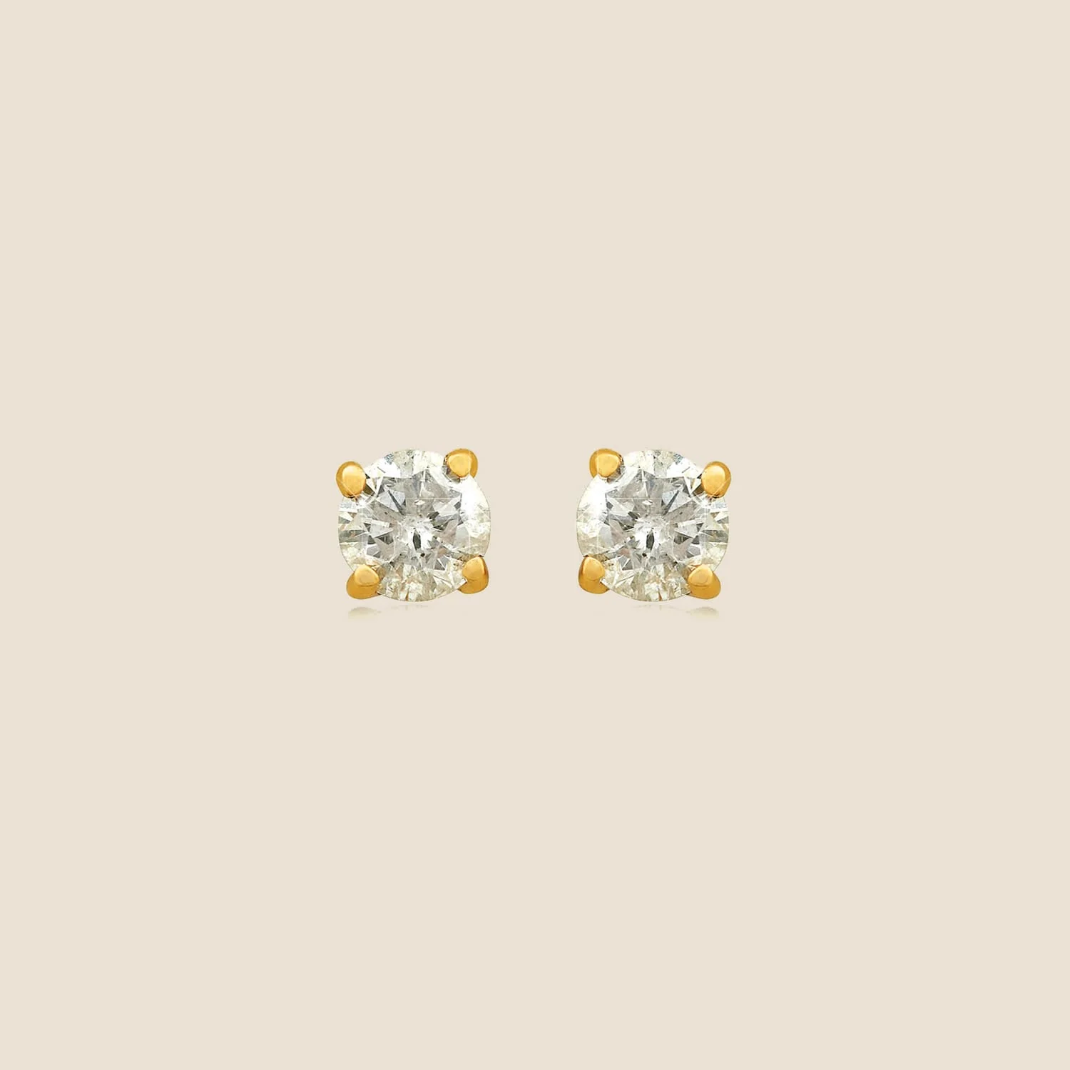 Four-Claw Diamond Stud Earrings (1/5 ct. tw.) - Image 3