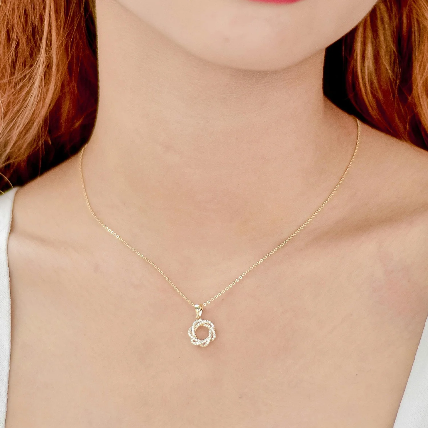 14K Gold Baby Box Chain Necklace (20 inches) - Image 5