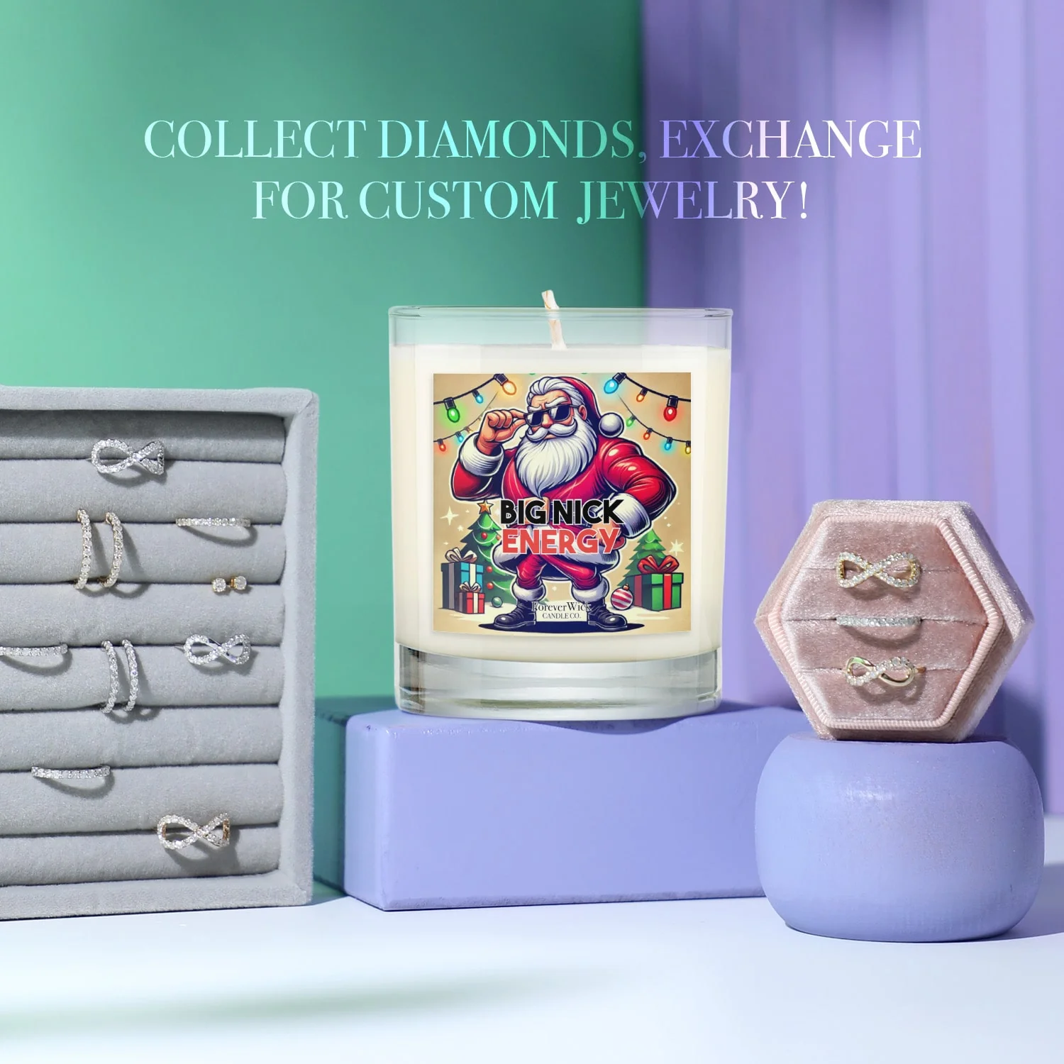Big Nick Energy Diamond Candle - Image 5