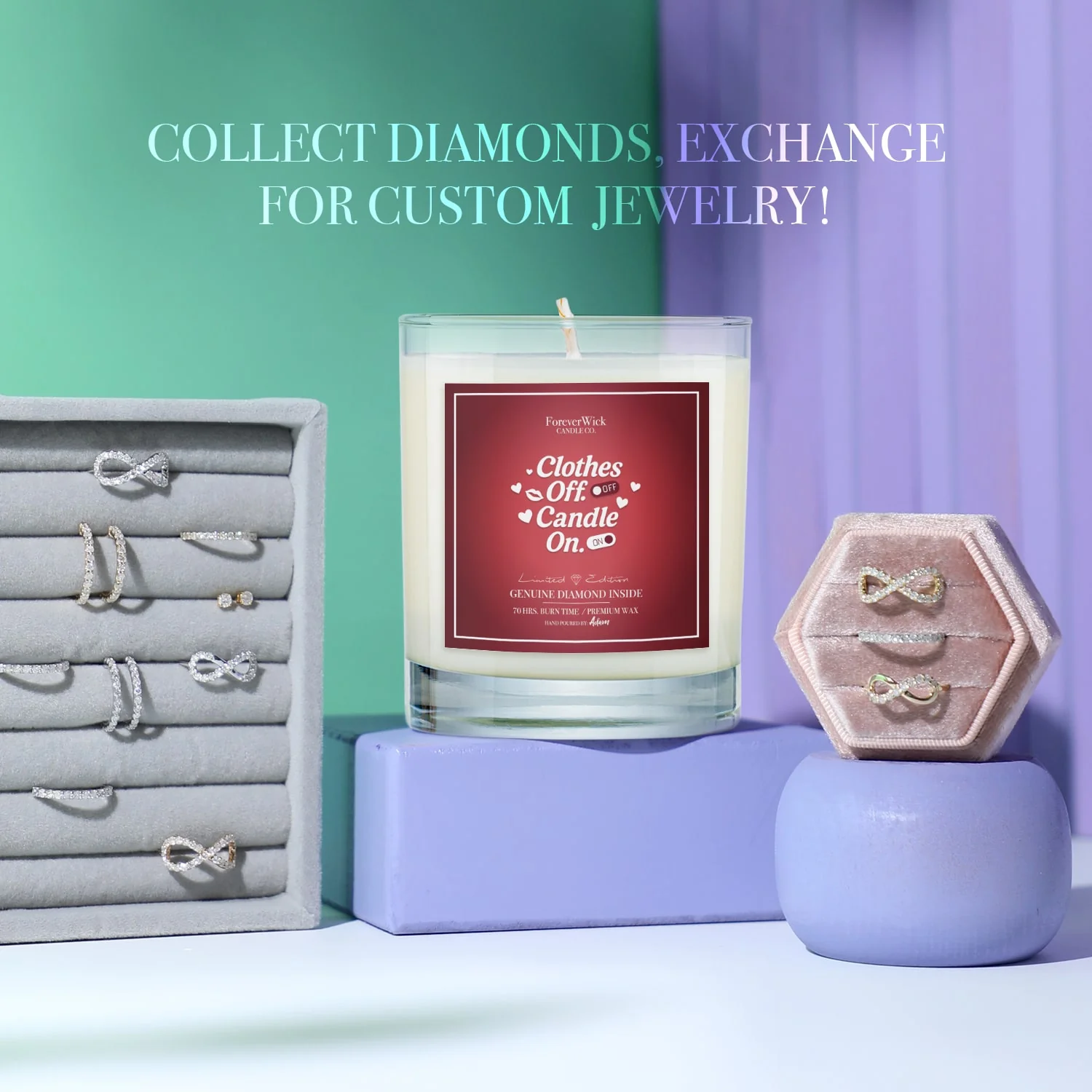 Clothes Off. Candle ON Diamond Candle - Image 6