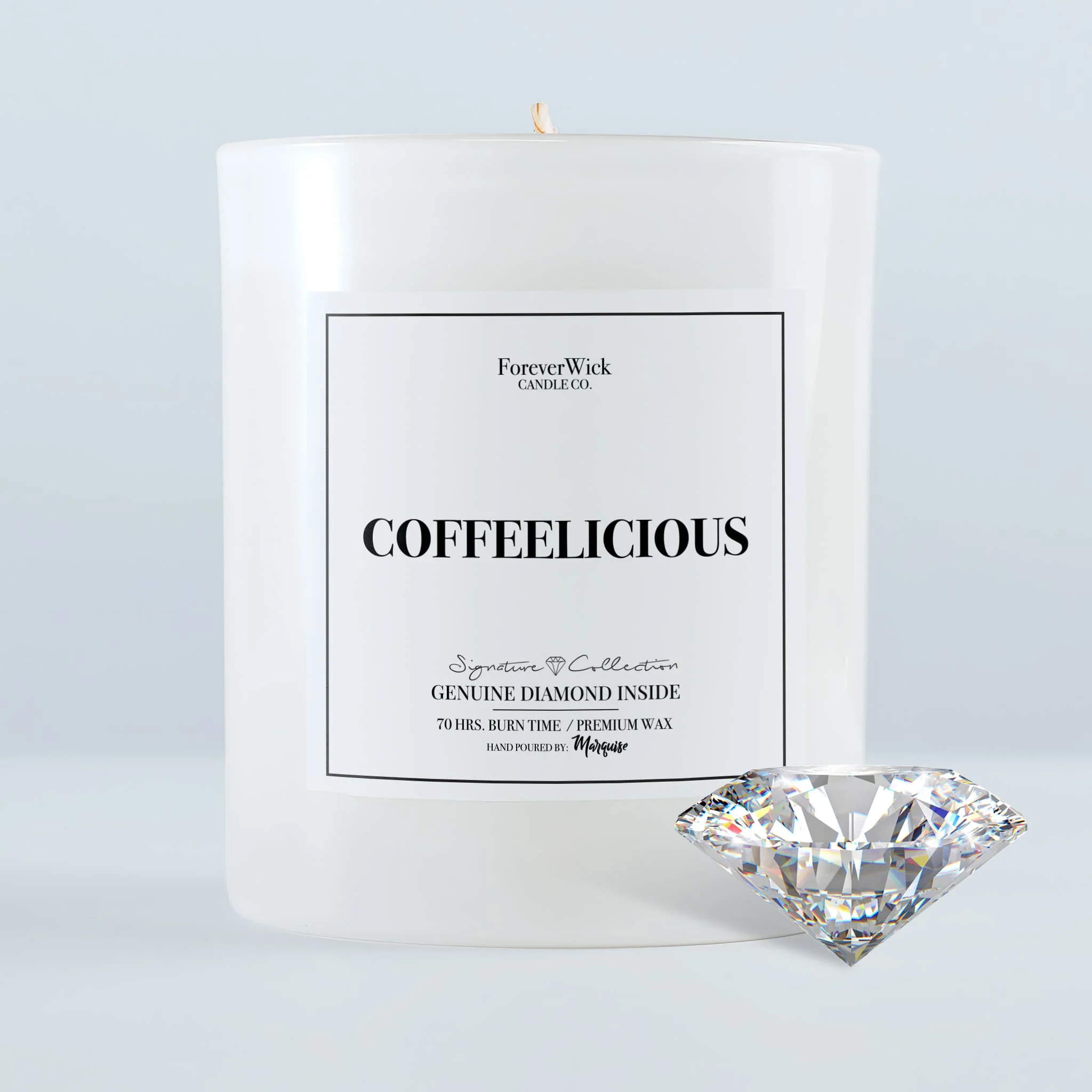Coffeelicious Diamond Candle - Image 7