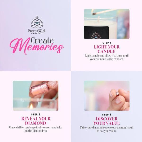 Happy Anniversary Diamond Candle - Image 8