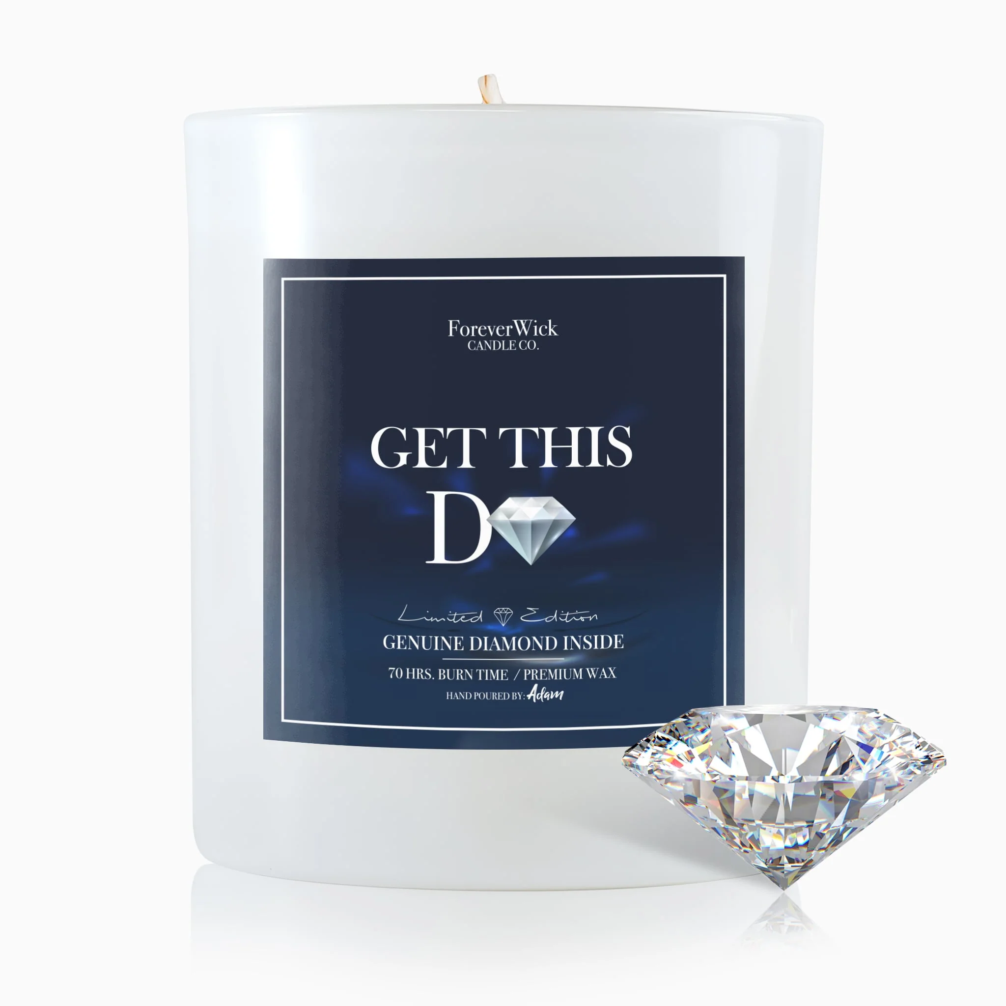 Get This D Diamond Candle