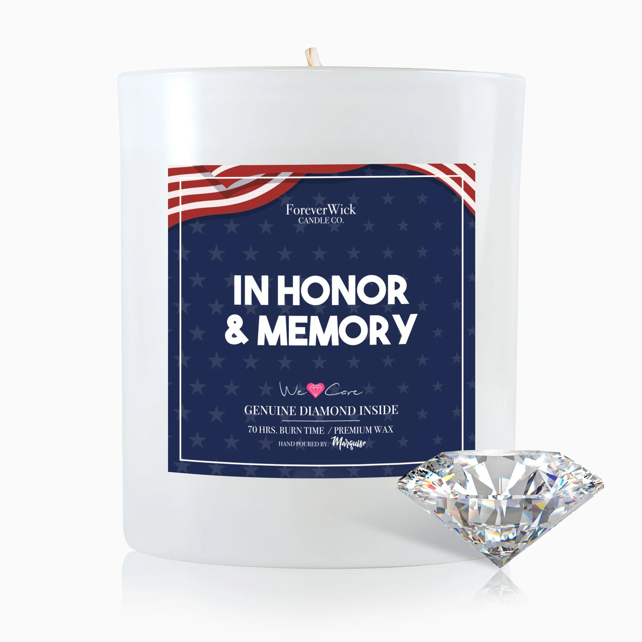 In Honor & Memory Donation Diamond Candle - Image 11