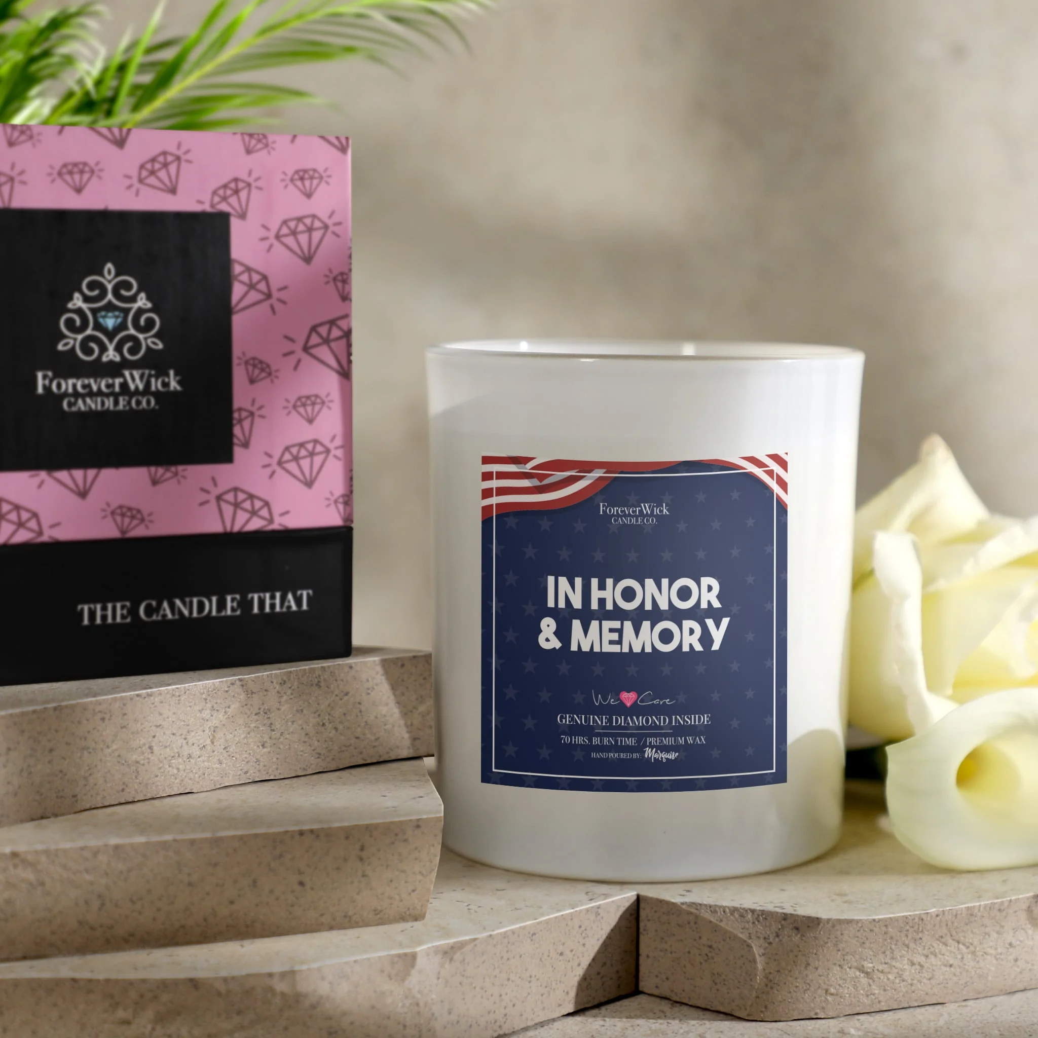 In Honor & Memory Donation Diamond Candle - Image 6