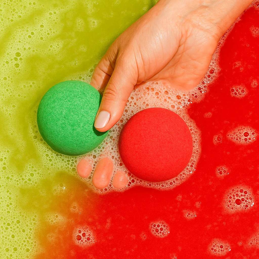 Jingle Balls Bath Bomb Bundle + 2 Genuine Diamonds - Image 5