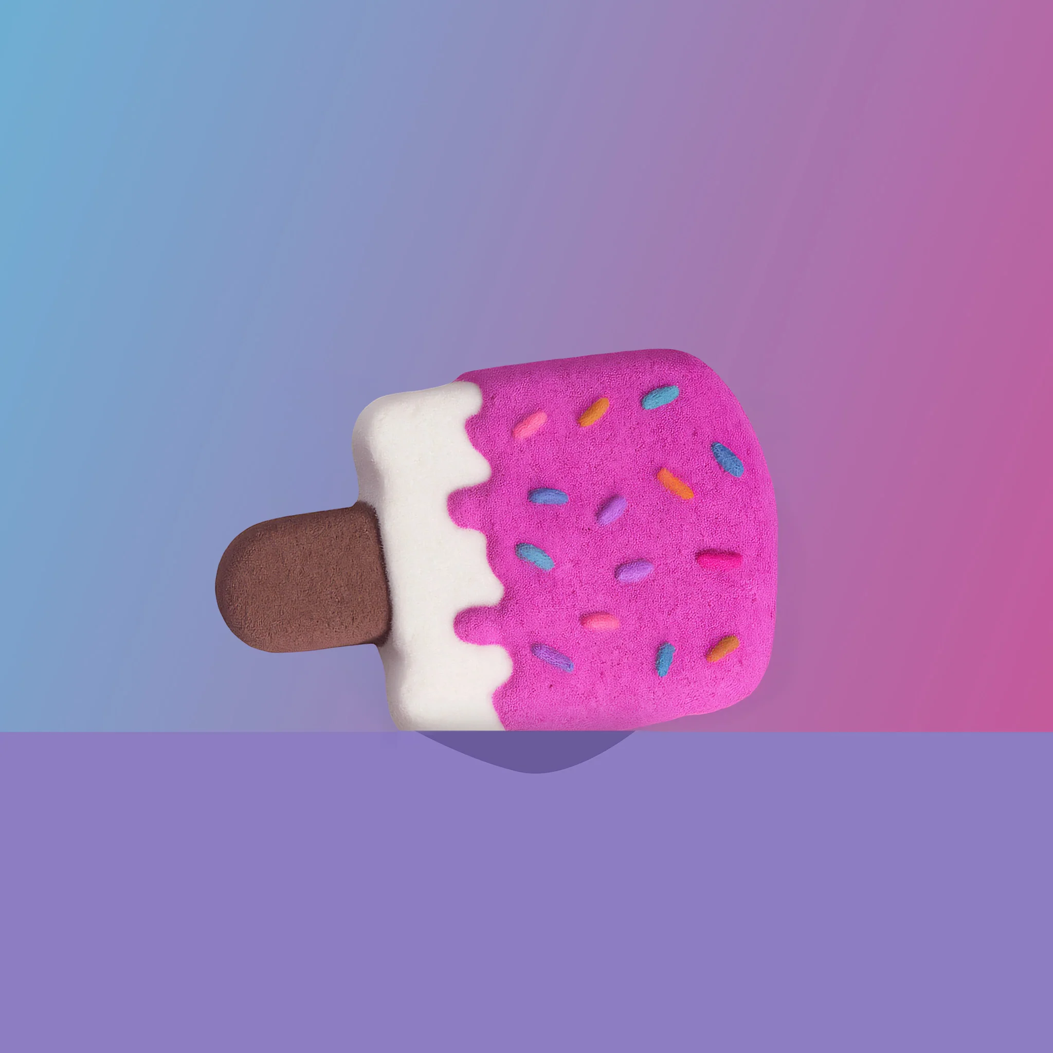 Lemon Honeysuckle Popsicle Luxury Bath Bomb + Genuine Diamond - Image 3