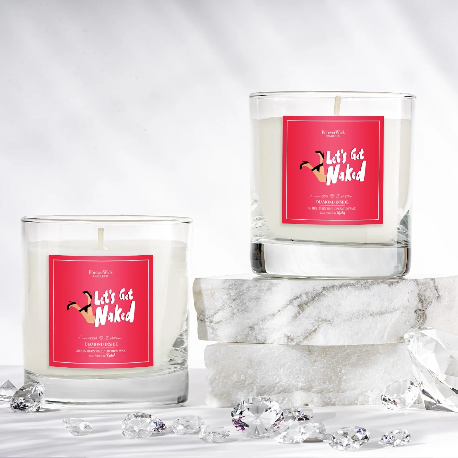 Let's Get Naked Diamond Candle - Image 6