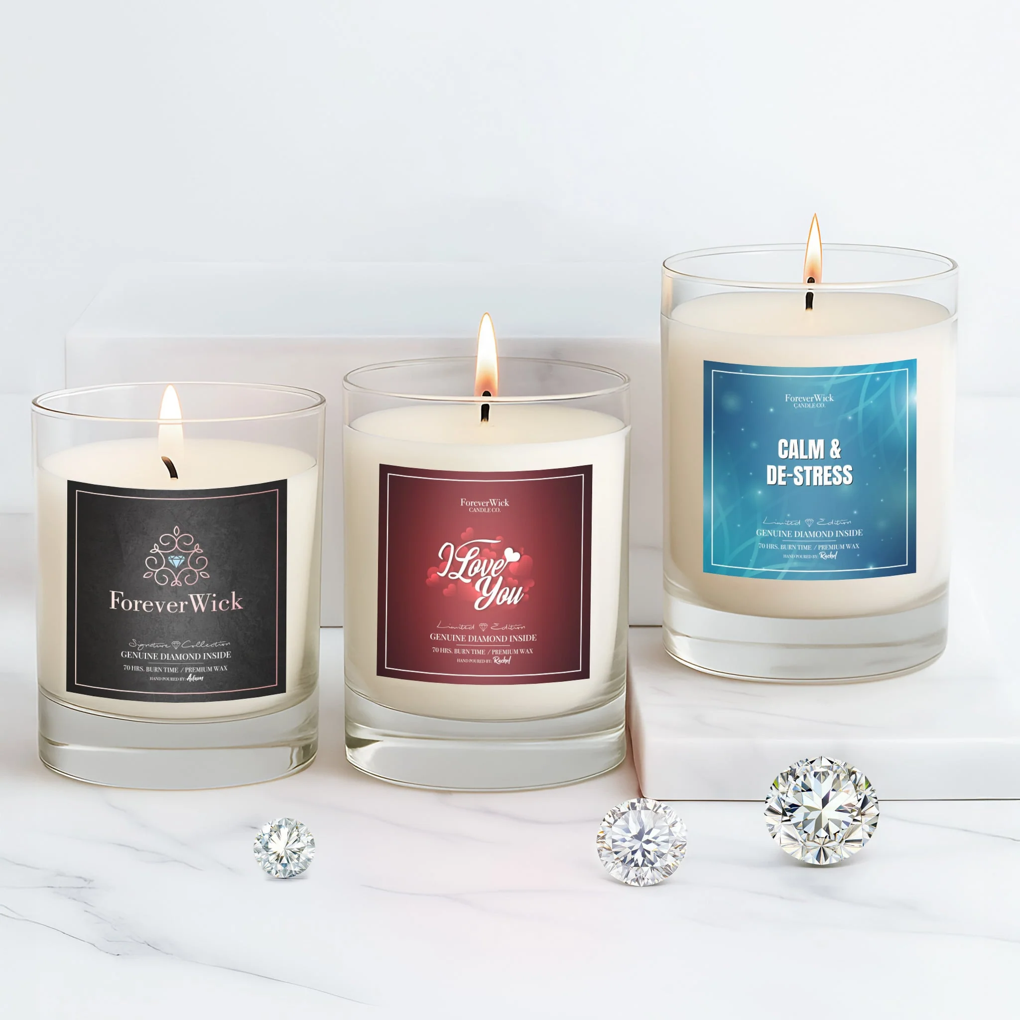 Limited Edition 3 Diamond Candles Bundle - Image 4