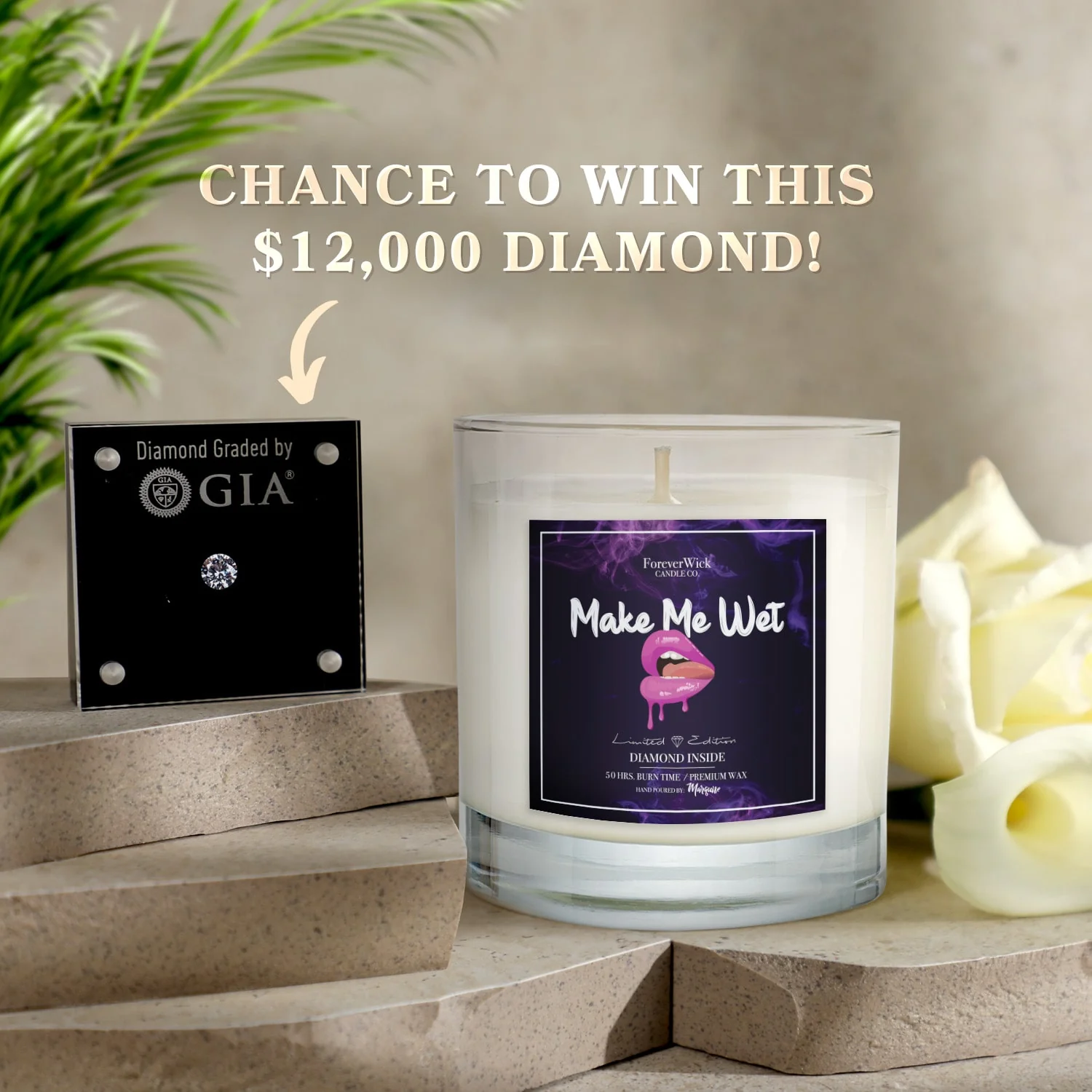 Make Me Wet Diamond Candle - Image 4
