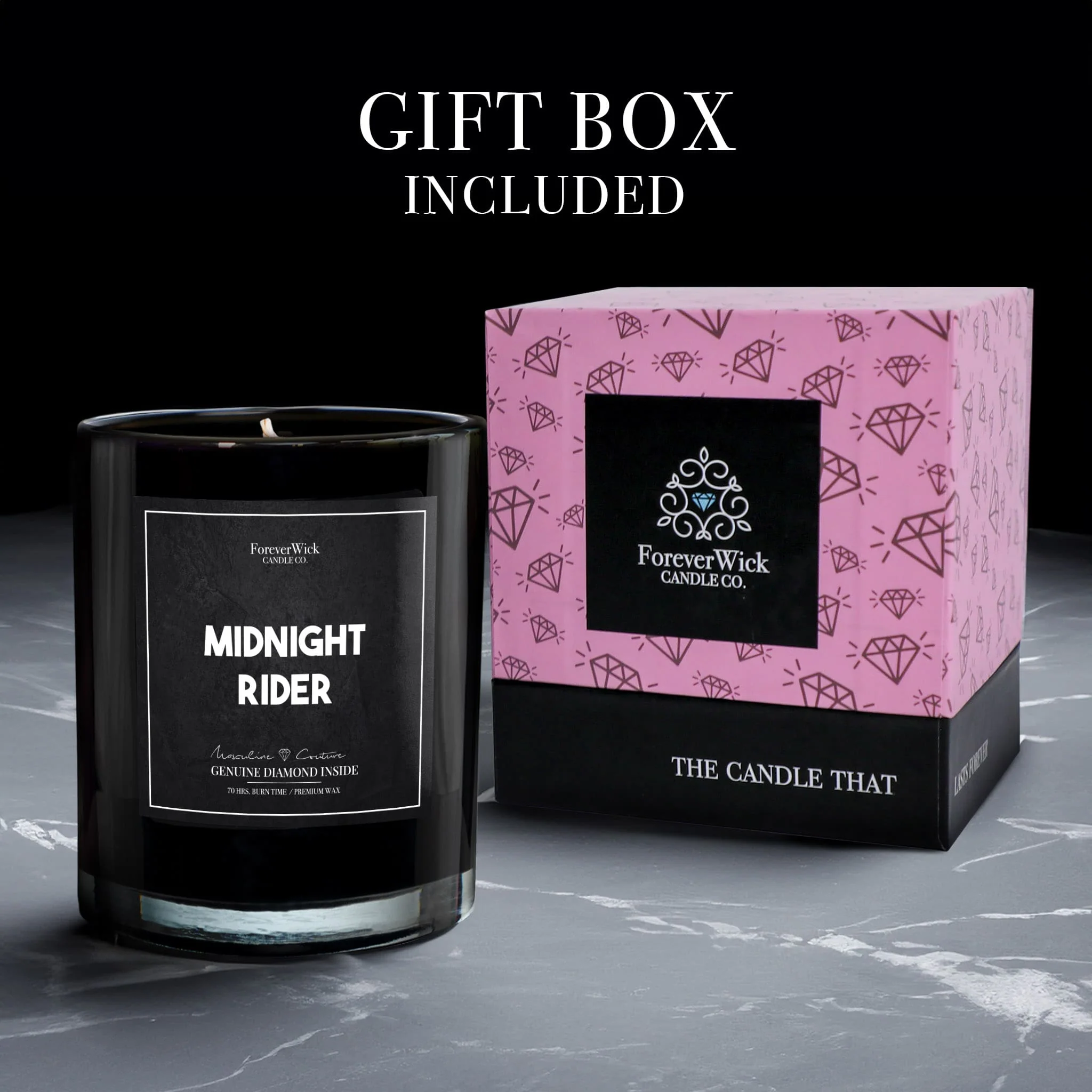 Midnight Rider Diamond Candle - Image 5