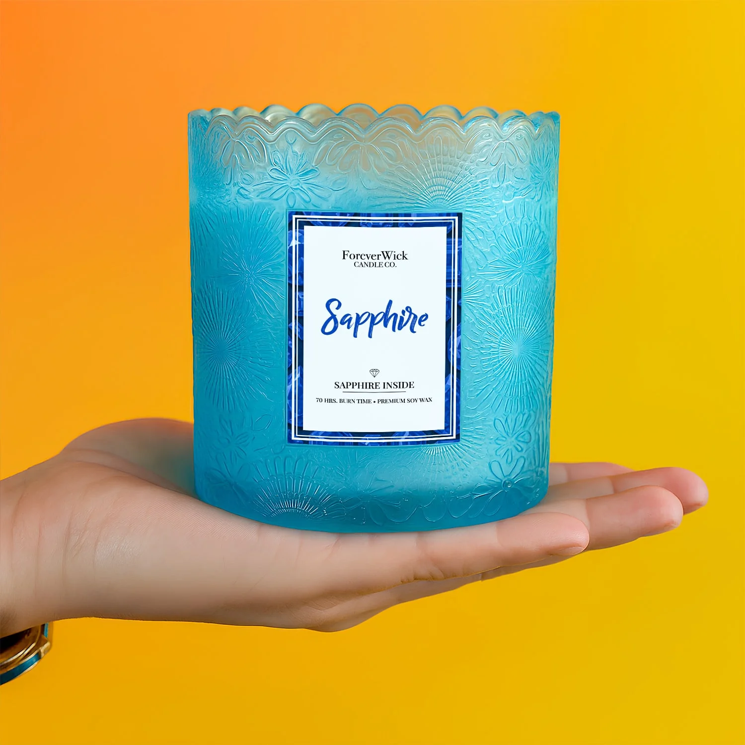 Sapphire Waves Candle - Image 4