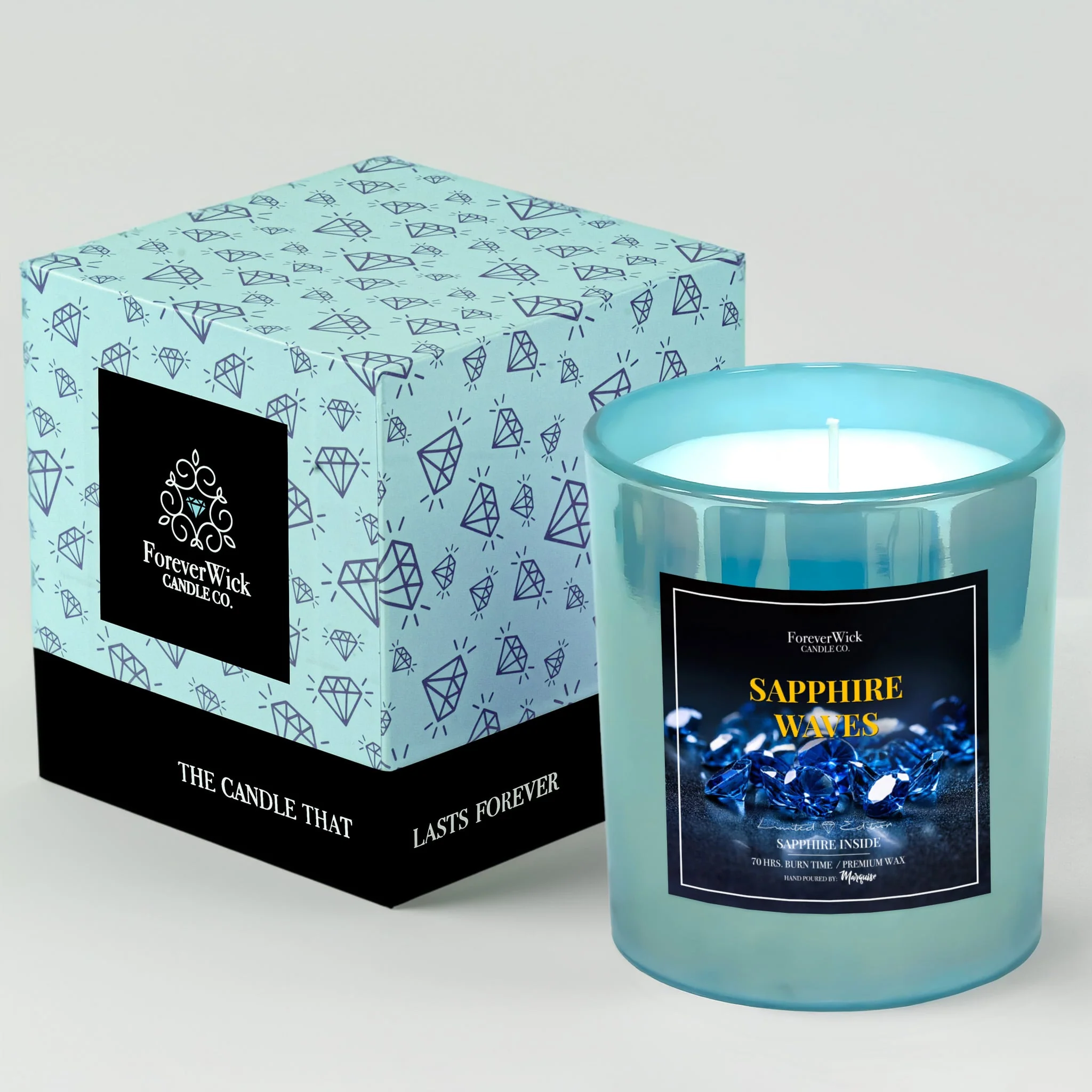 Sapphire Waves Candle - Image 8