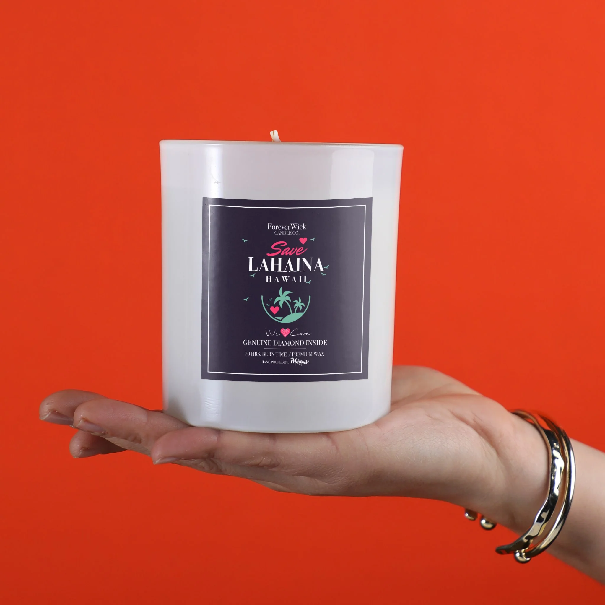 Save Lahaina Diamond Candle - Image 7