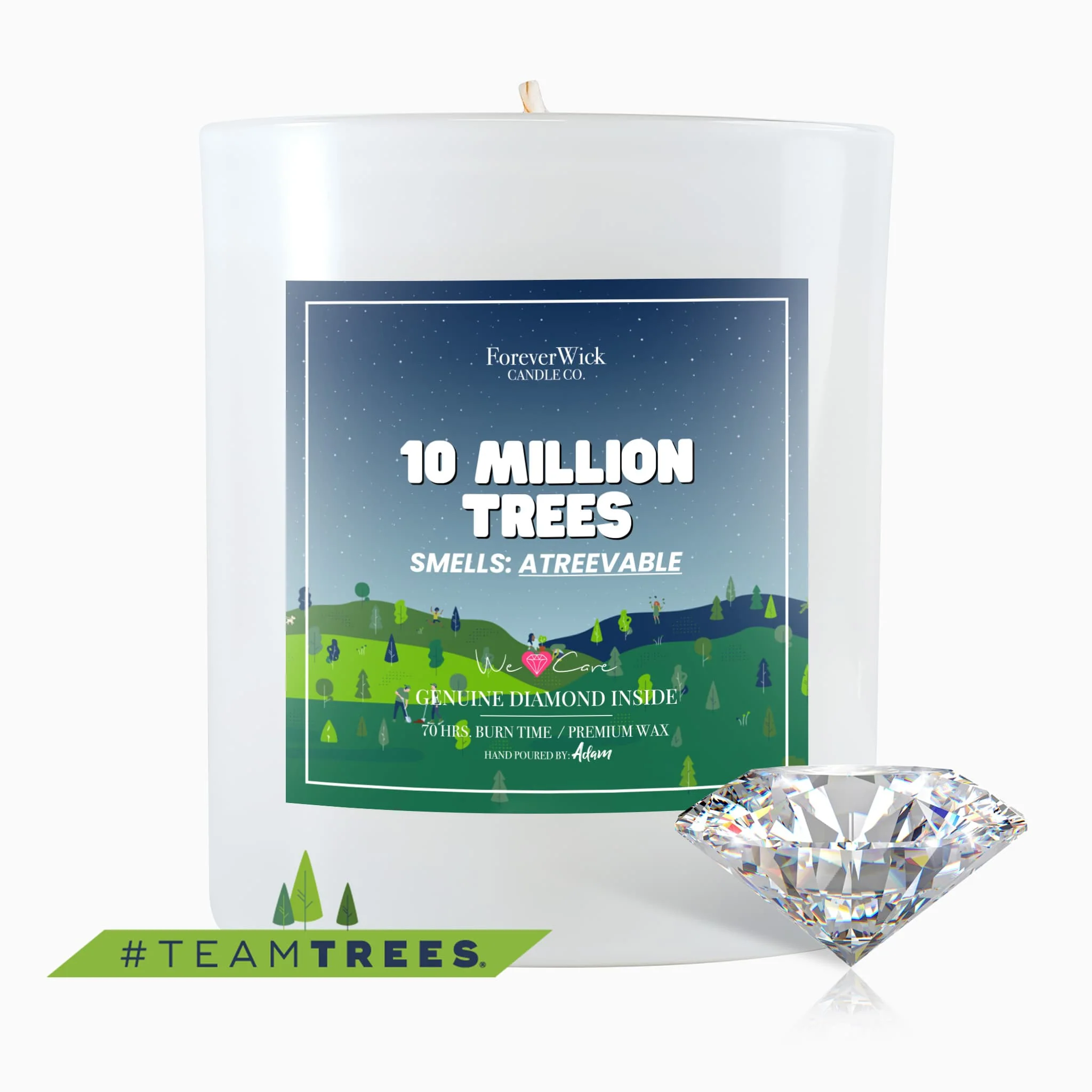 10 Million Trees Smells: aTreevable Diamond Candle - Image 3