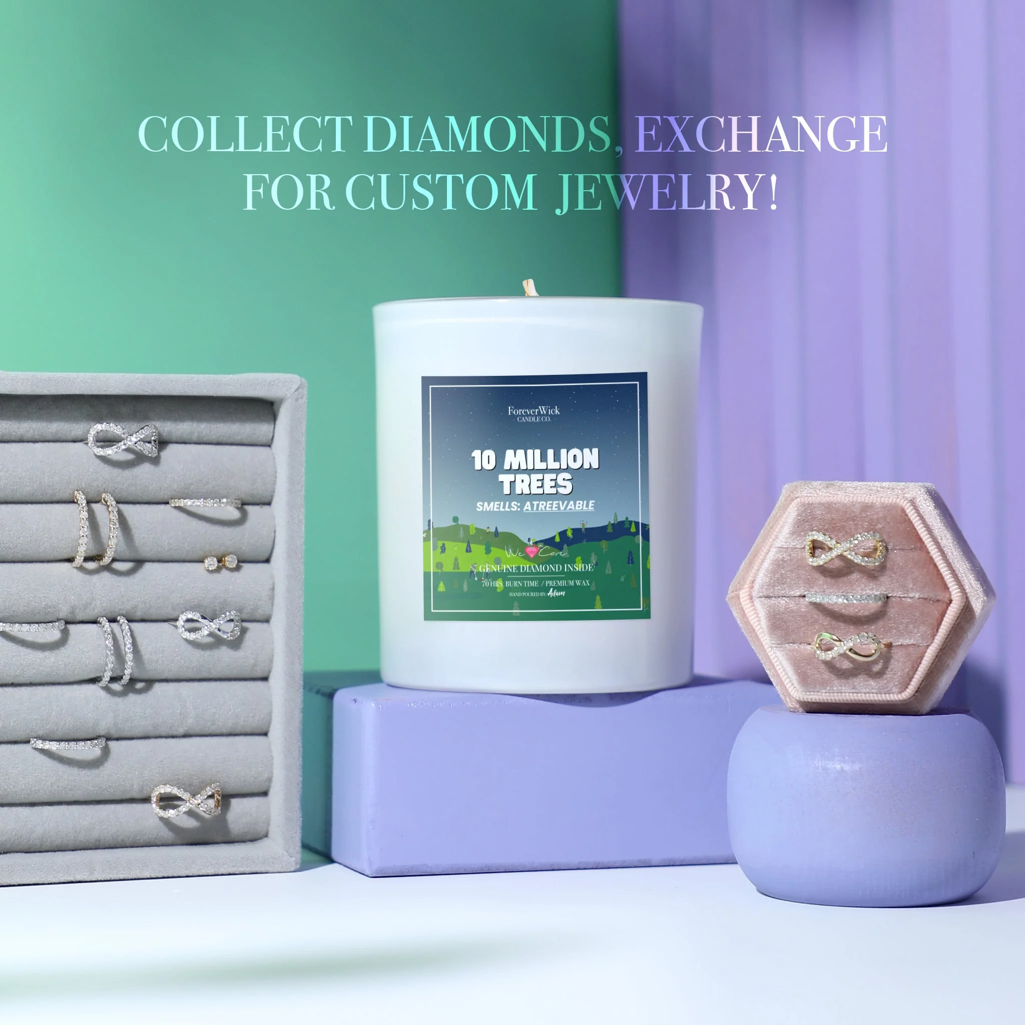 10 Million Trees Smells: aTreevable Diamond Candle - Image 5