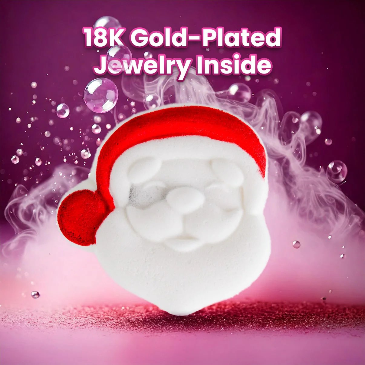 Surprise 18K Gold Jewelry Bath Bomb - Sexy Santa Edition - Image 5