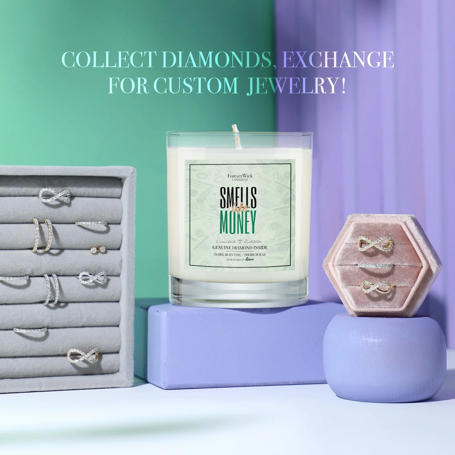 Smells Like Money Diamond Candle - Image 5