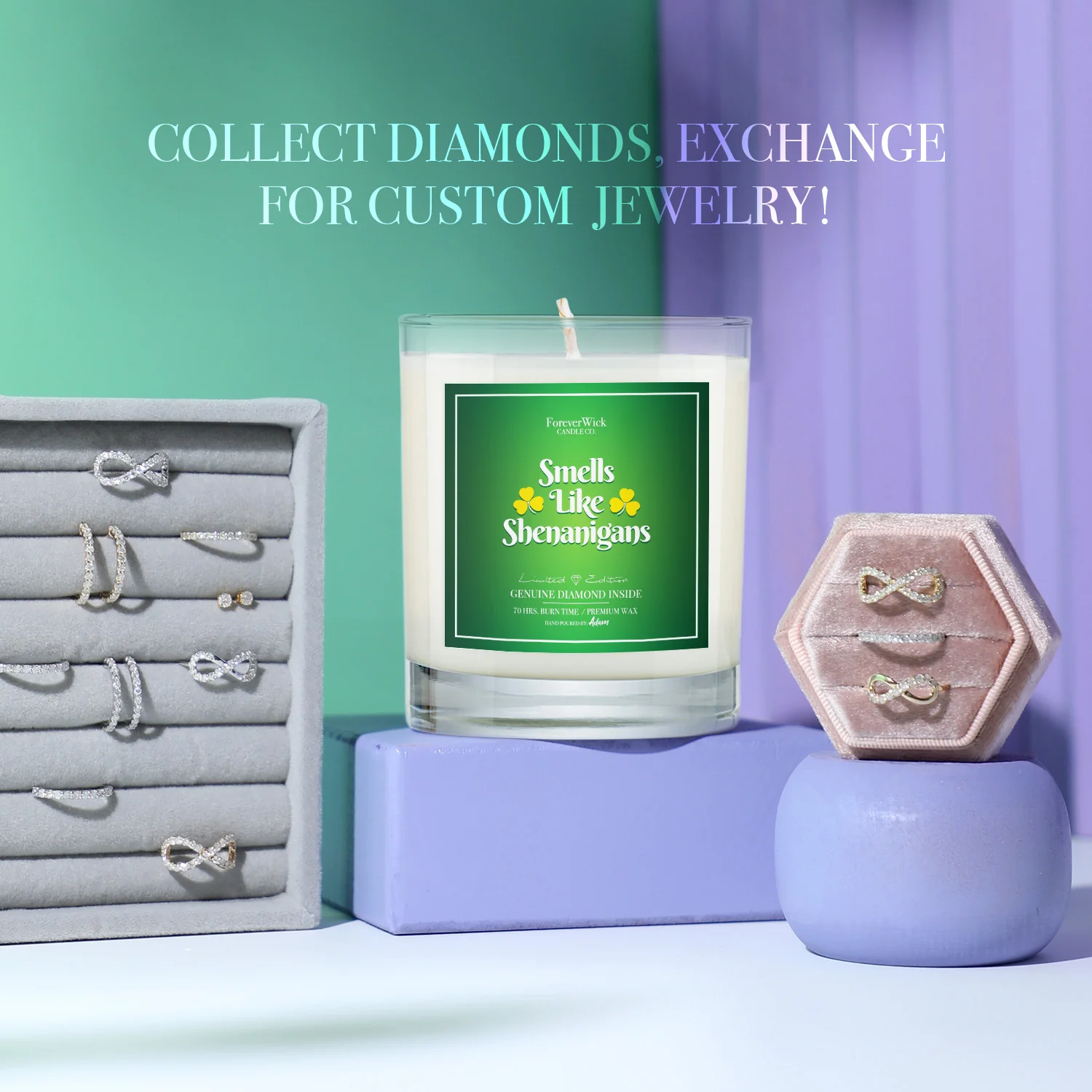 Smells Like Shenanigans Diamond Candle - Image 5