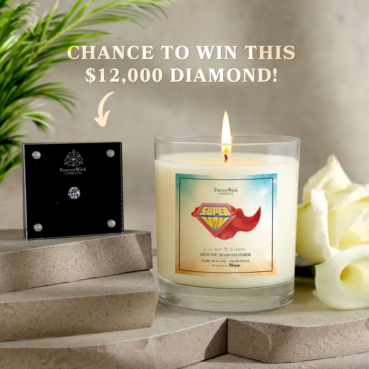 Super Mom Diamond Candle - Image 4
