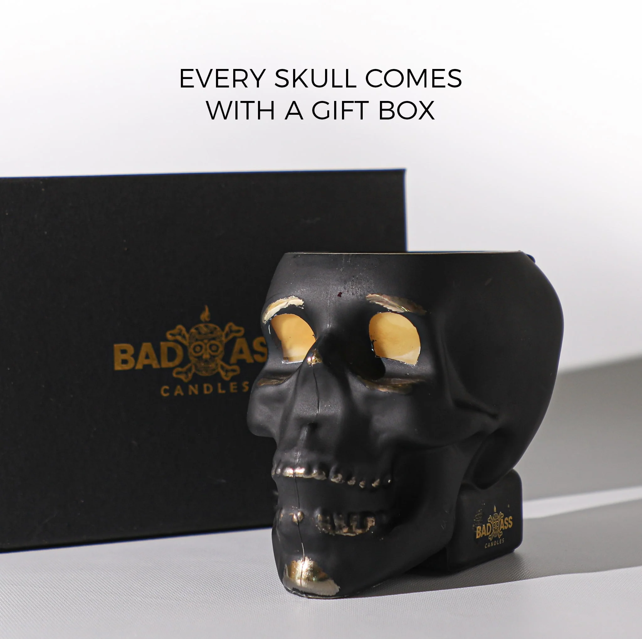 The Black Skull 2 Diamond Candle by Badass Candles - Image 5