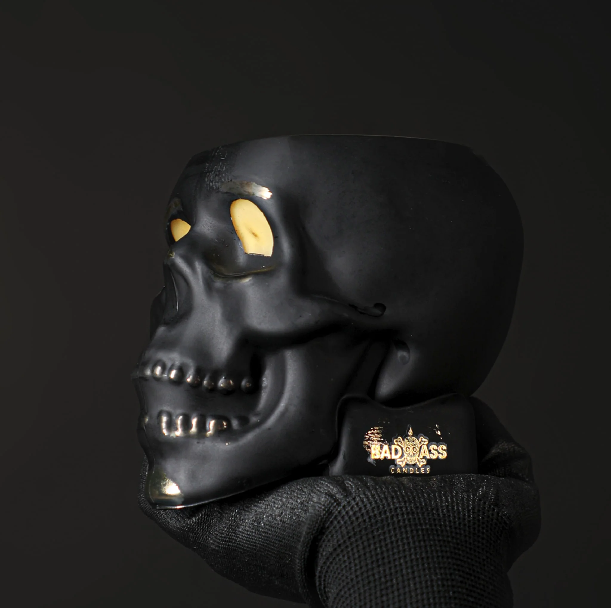 The Black Skull 2 Diamond Candle by Badass Candles - Image 7